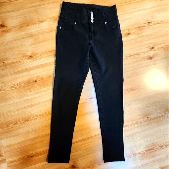 T & Y Women's High Waisted Jean Leggings - Picture 6 of 13
